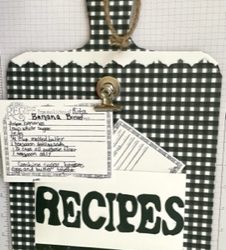 Day 5 of Christmas Fair 2022-Recipe Board