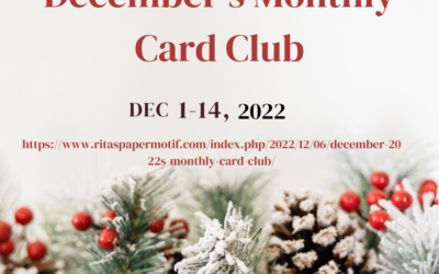 December 2022’s  Monthly Card Club