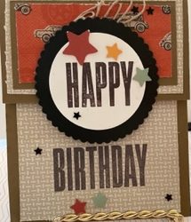 Simple Birthday Featuring He’s The Man Designer Series Paper