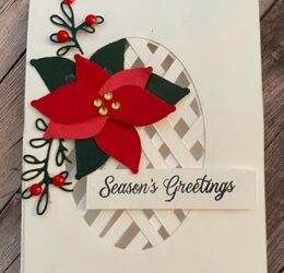 Lovely Christmas Lattice Cards