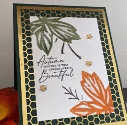 Autumn Leaves- Thansgiving Card