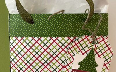 Christmas and Winter Holiday Card Class -bag &tags